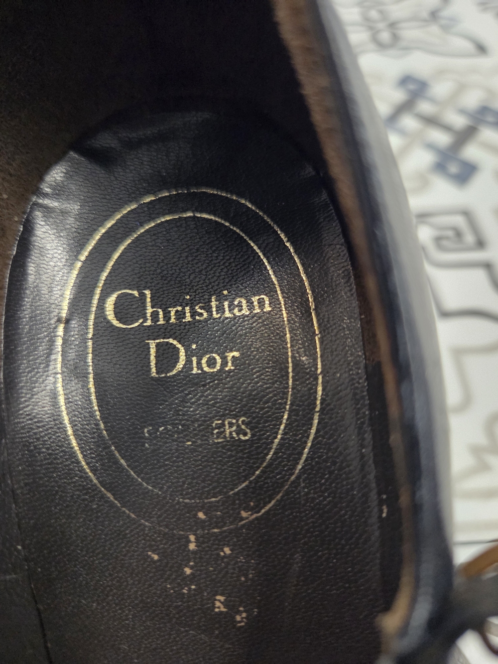 Dior Black Leather Mary Jane Pumps - Picture 3 of 6